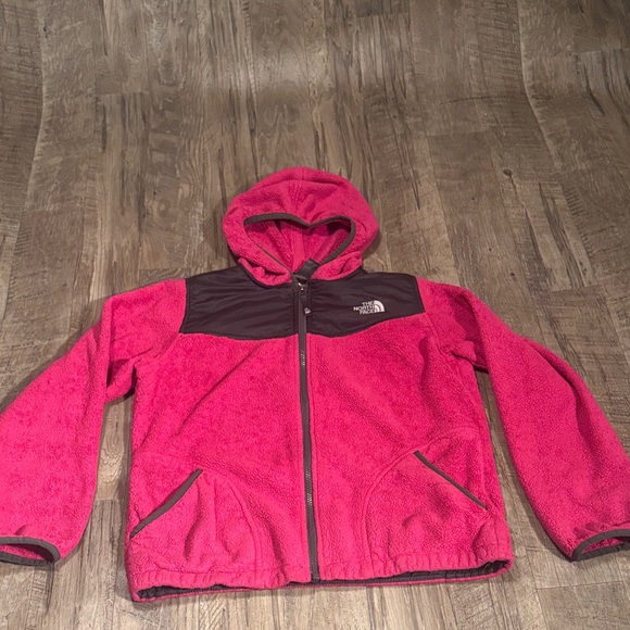 The North Face Other - The North Face Pink and Black Fleece Jacket - Size XL/18